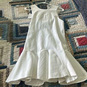 Beautiful white linen Alexis dress